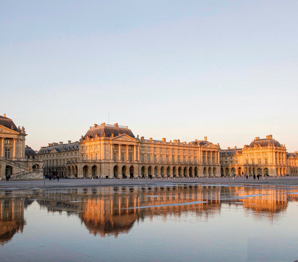Miroir d'eau et Place de la Bourse, Bordeaux